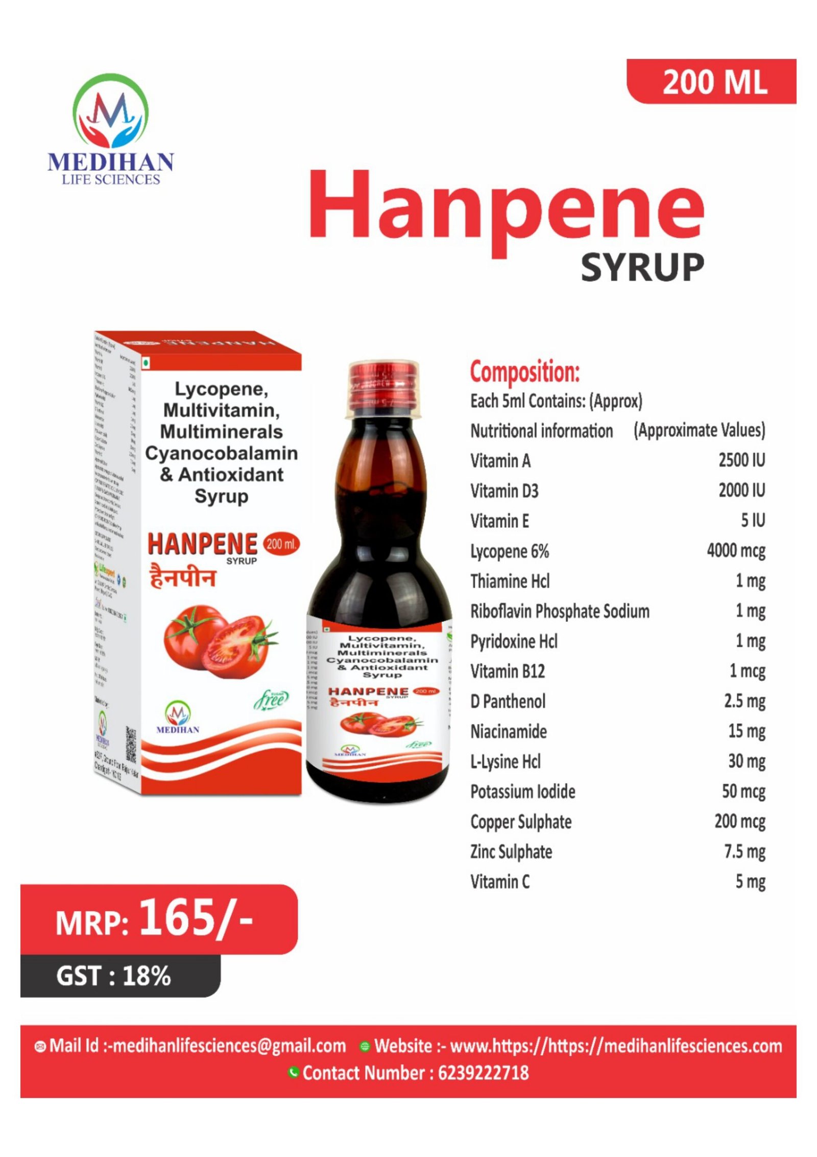 Home hanpene syrup