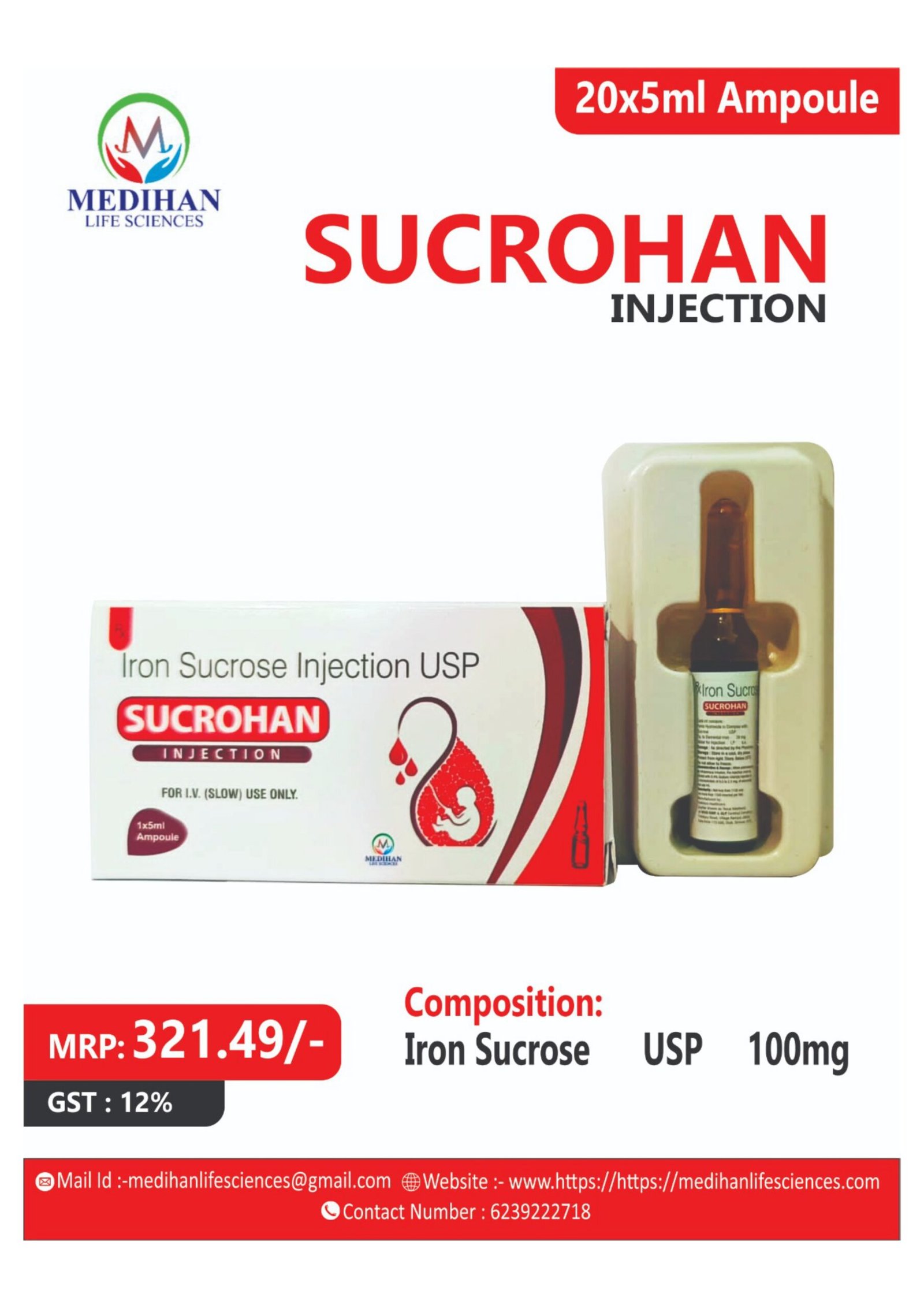 Home sucrohan injection