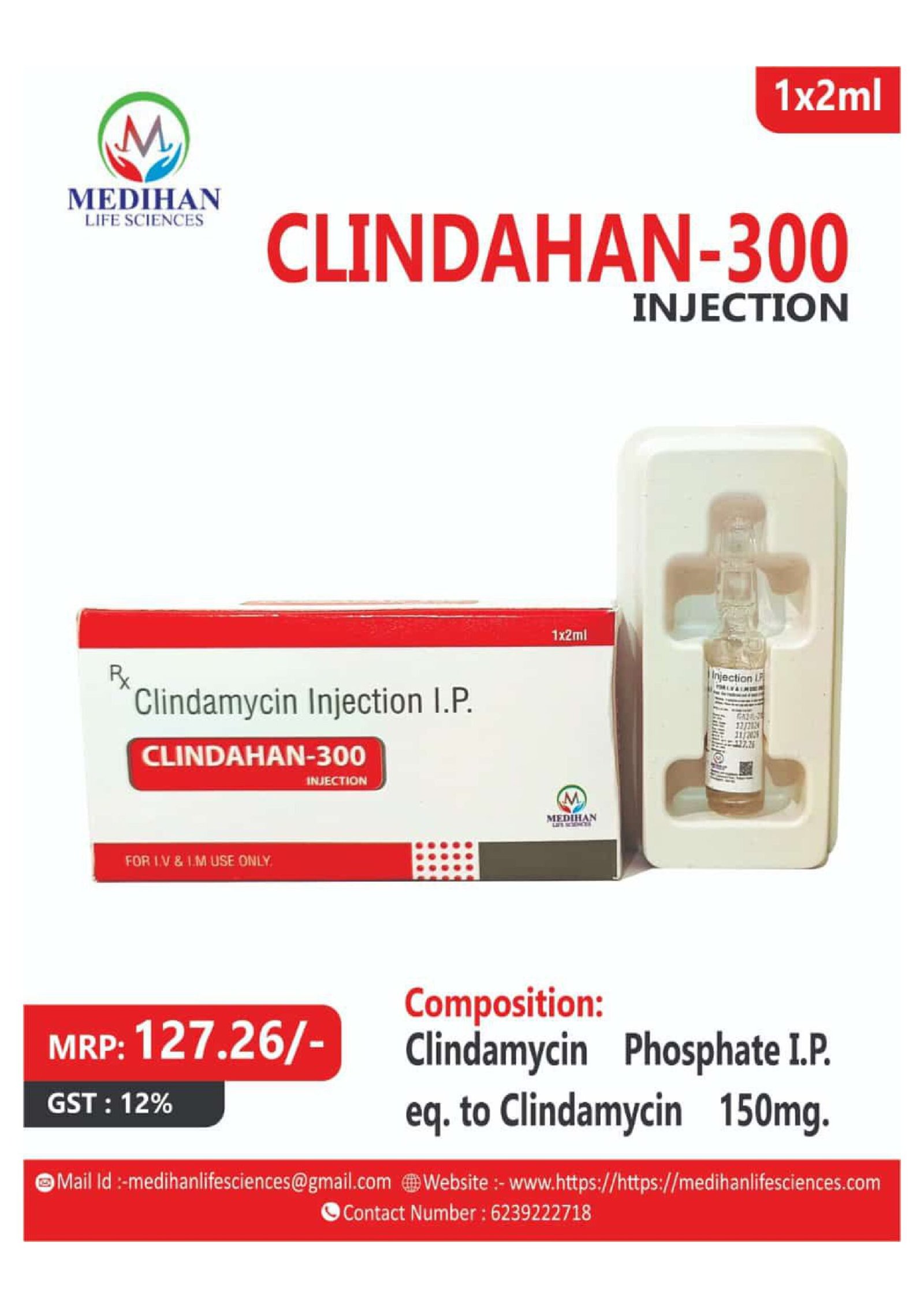 Home clindahan 300 injection